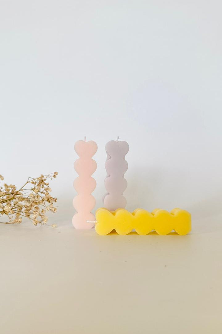 5 Hearts Candle