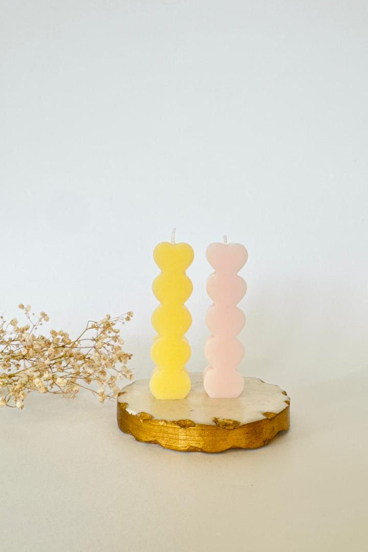 5 Hearts Candle