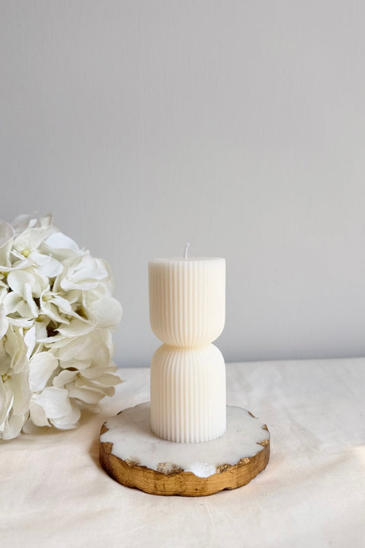 Mini Lily Ribbed Pillar