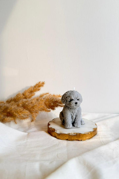 Small Doggy Candle