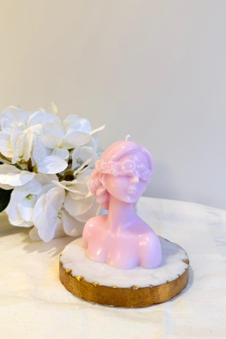 Mask On Flower Girl