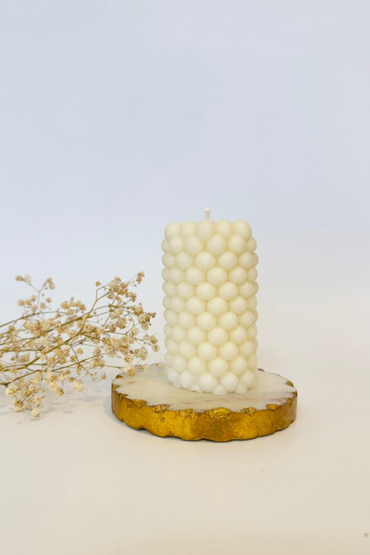 Cylindrical Bubble Candle