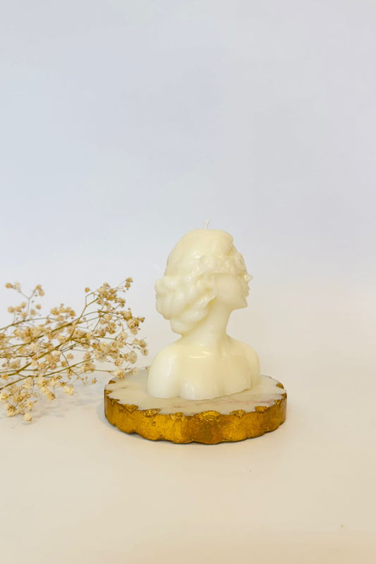 Mask On Flower Girl