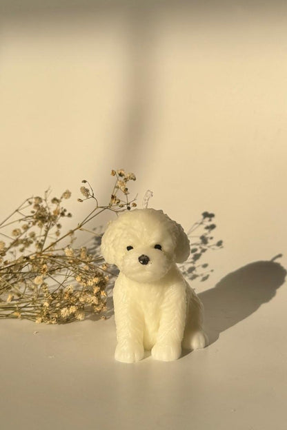 Small Doggy Candle