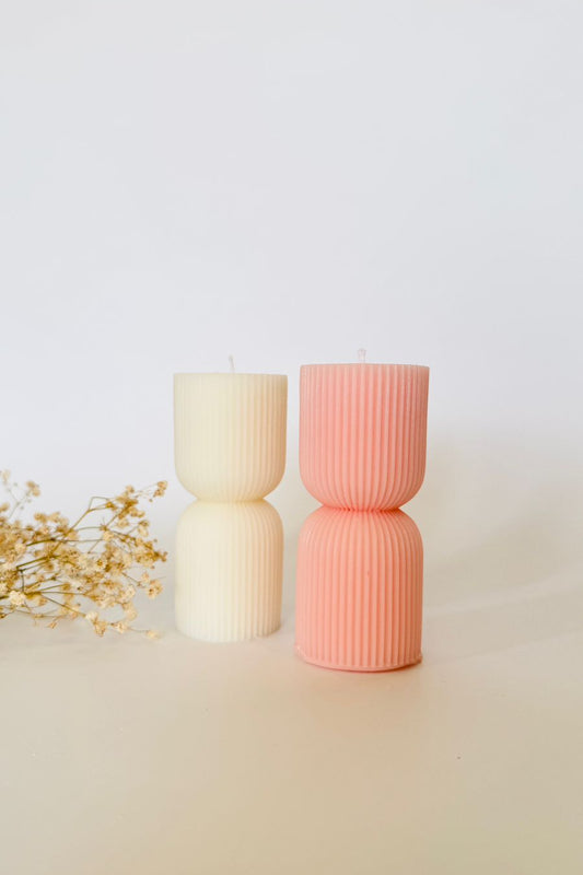 Mini Lily Ribbed Pillar