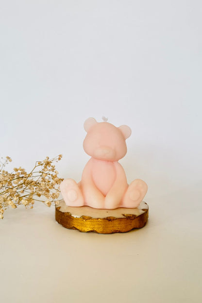 Sitting Teddy Candle