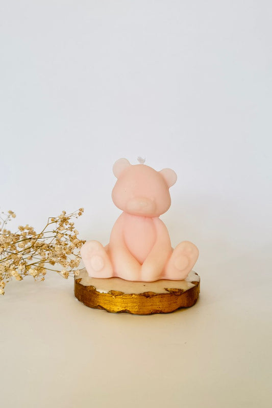 Sitting Teddy Candle