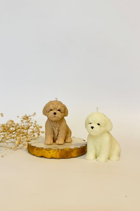 Small Doggy Candle